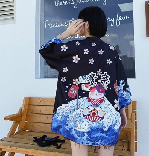 veste-legere-kimono-femme-noire.jpg - VESTE PEIGNOIR FEMME