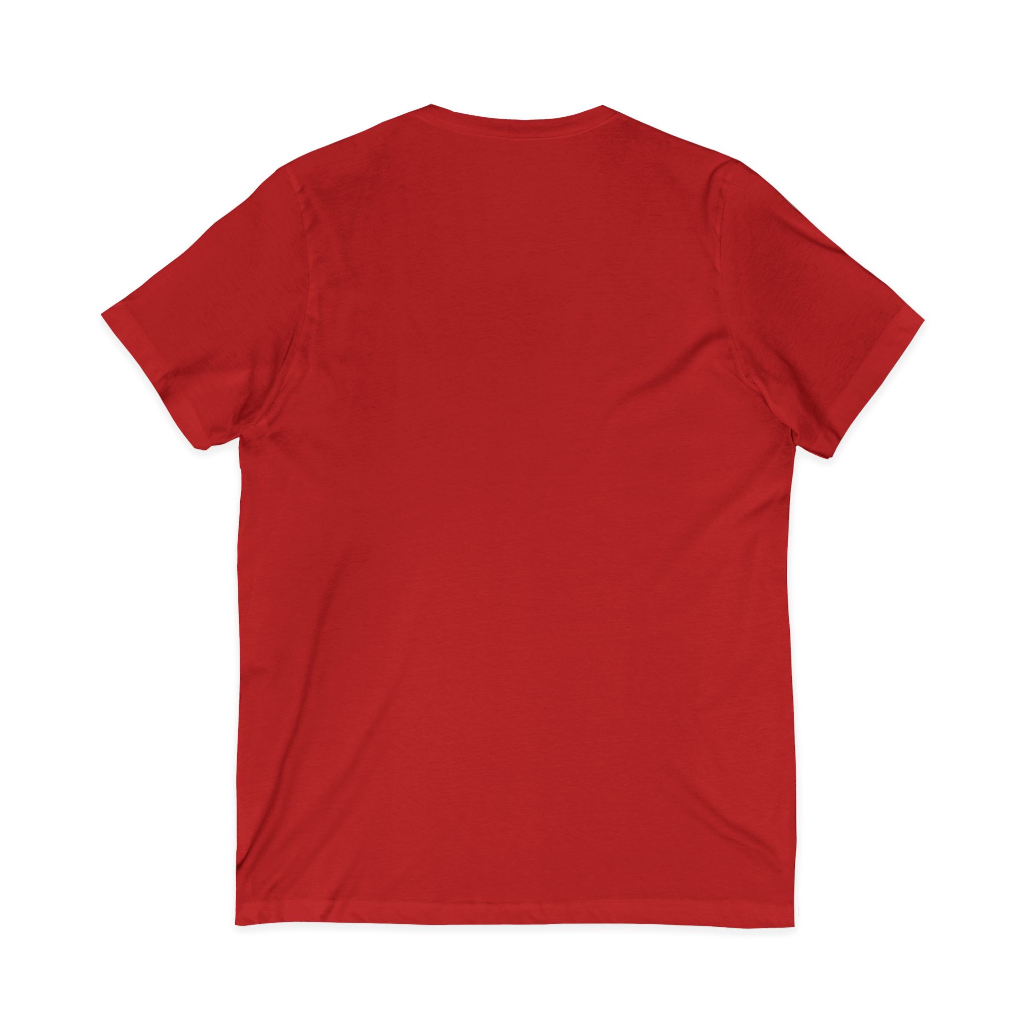 T-shirt unisexe en jersey à manches courtes et col en V – Image 46