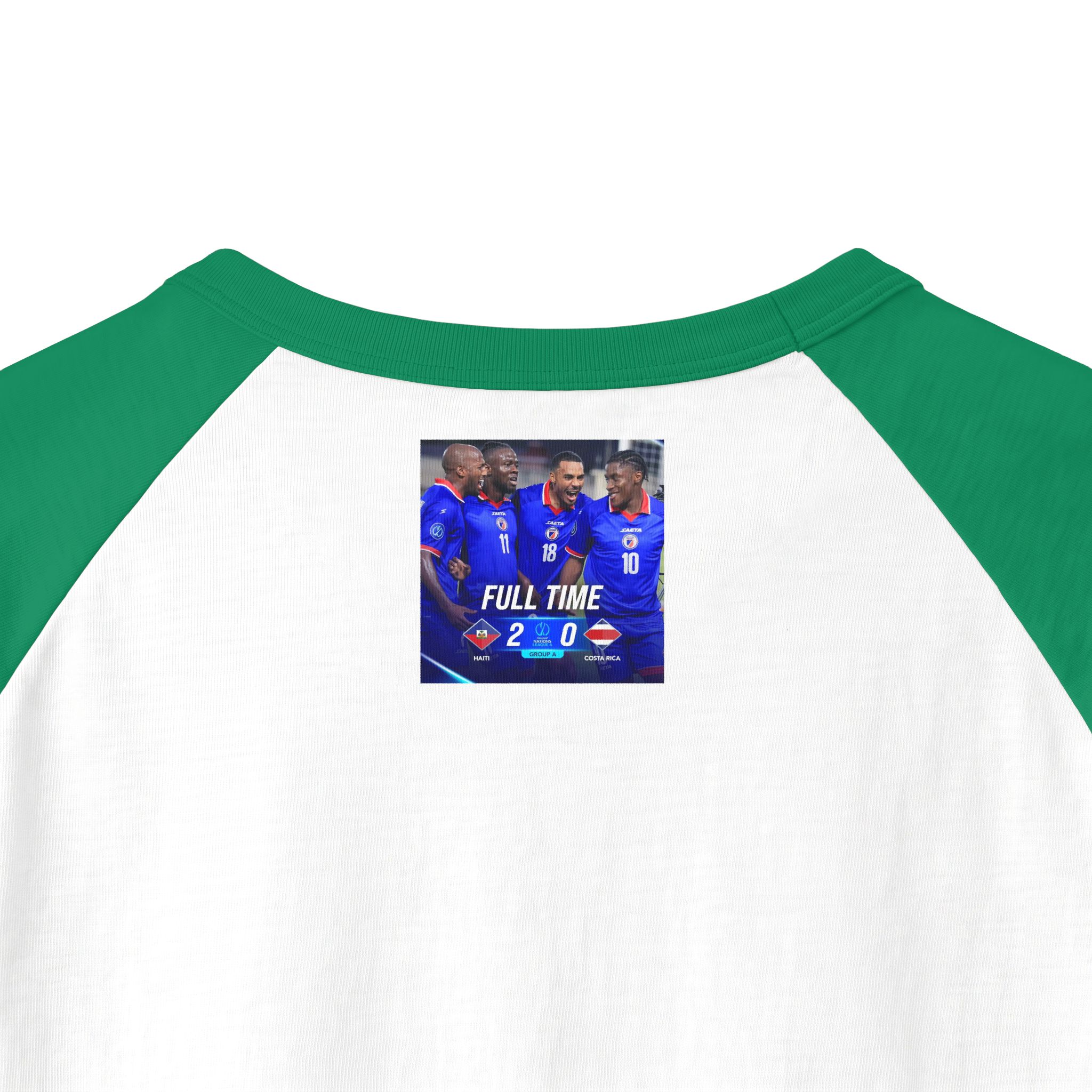 T-shirt unisexe à manches raglan trois-quarts. – Image 8