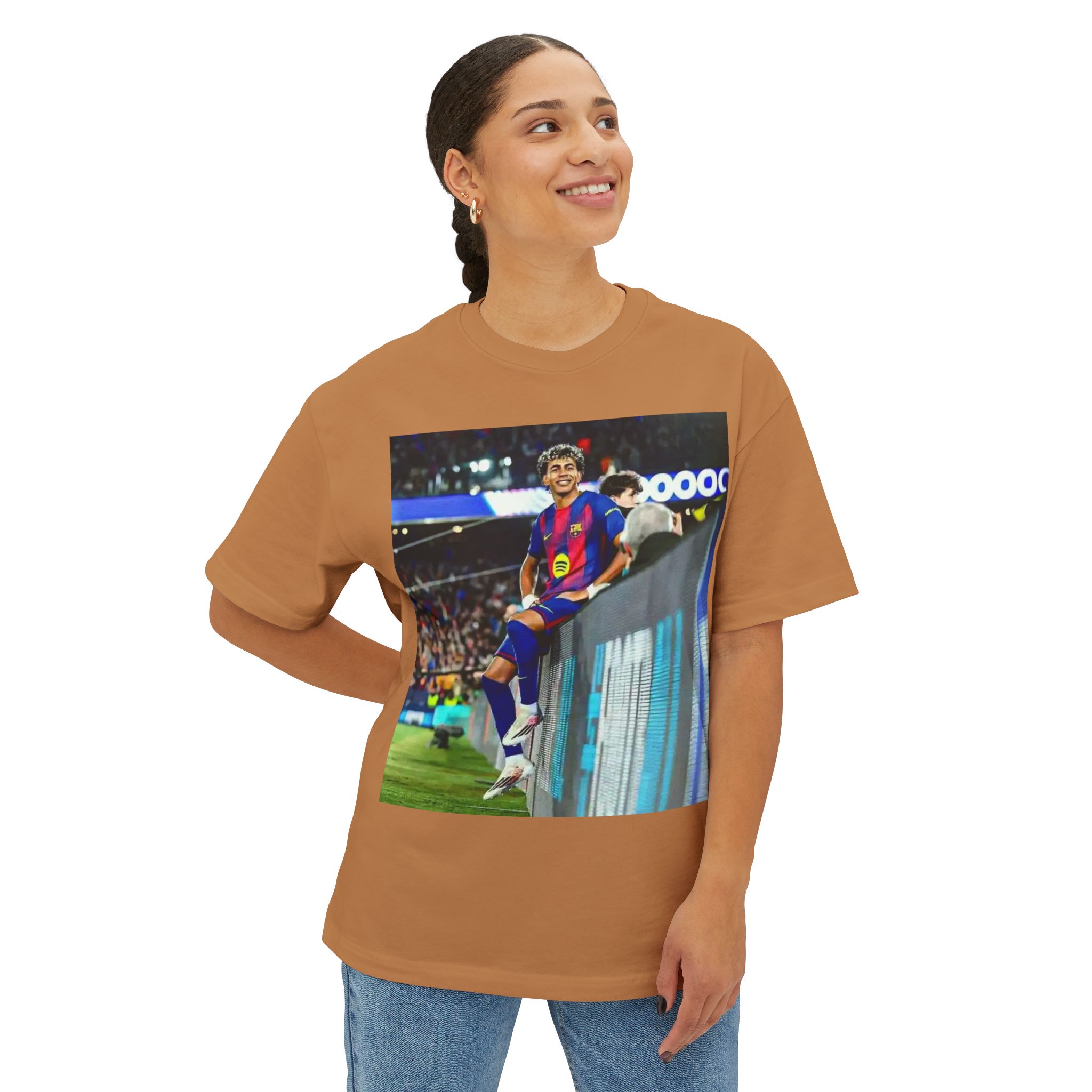 T-shirt unisexe coupe carrée oversize – Image 20