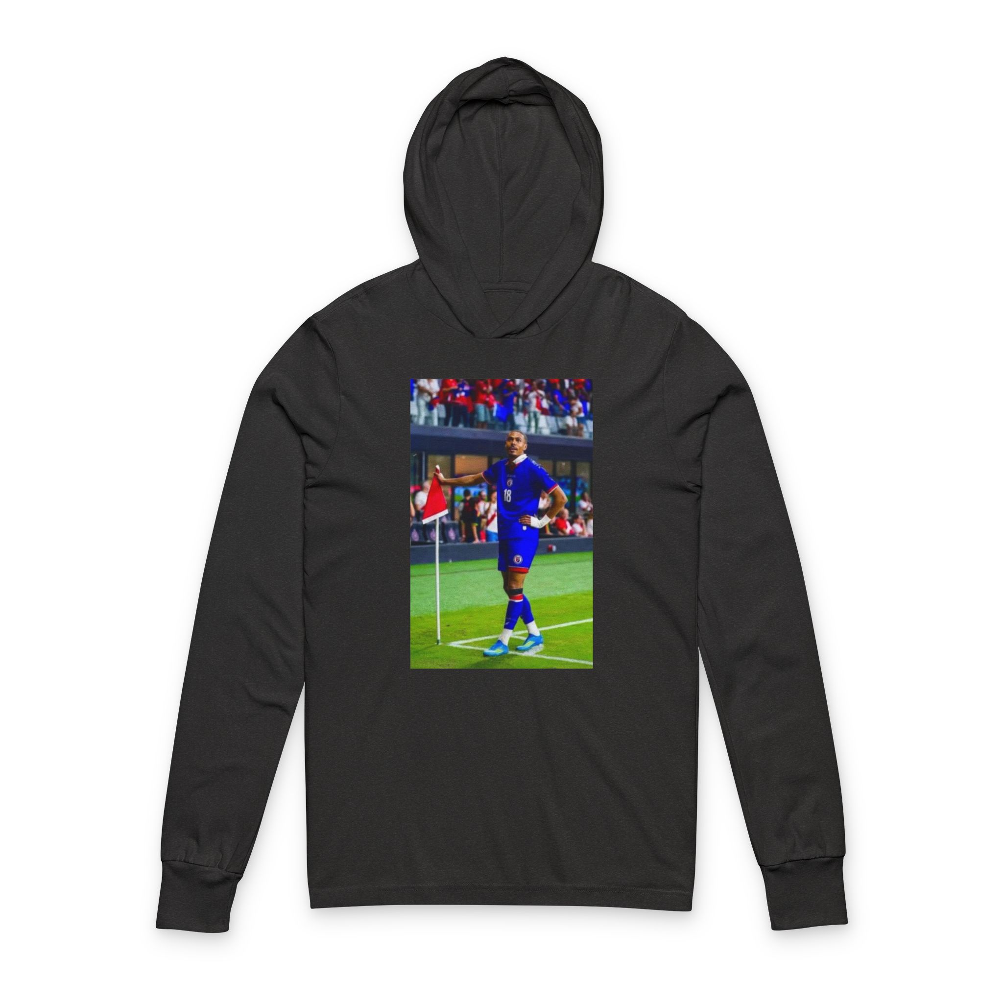 T-shirt unisexe à manches longues et capuche – Image 13