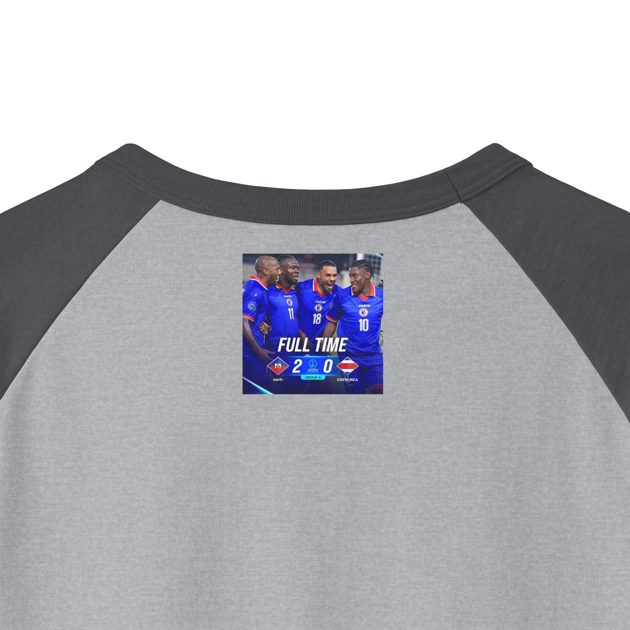 T-shirt unisexe à manches raglan trois-quarts. – Image 12