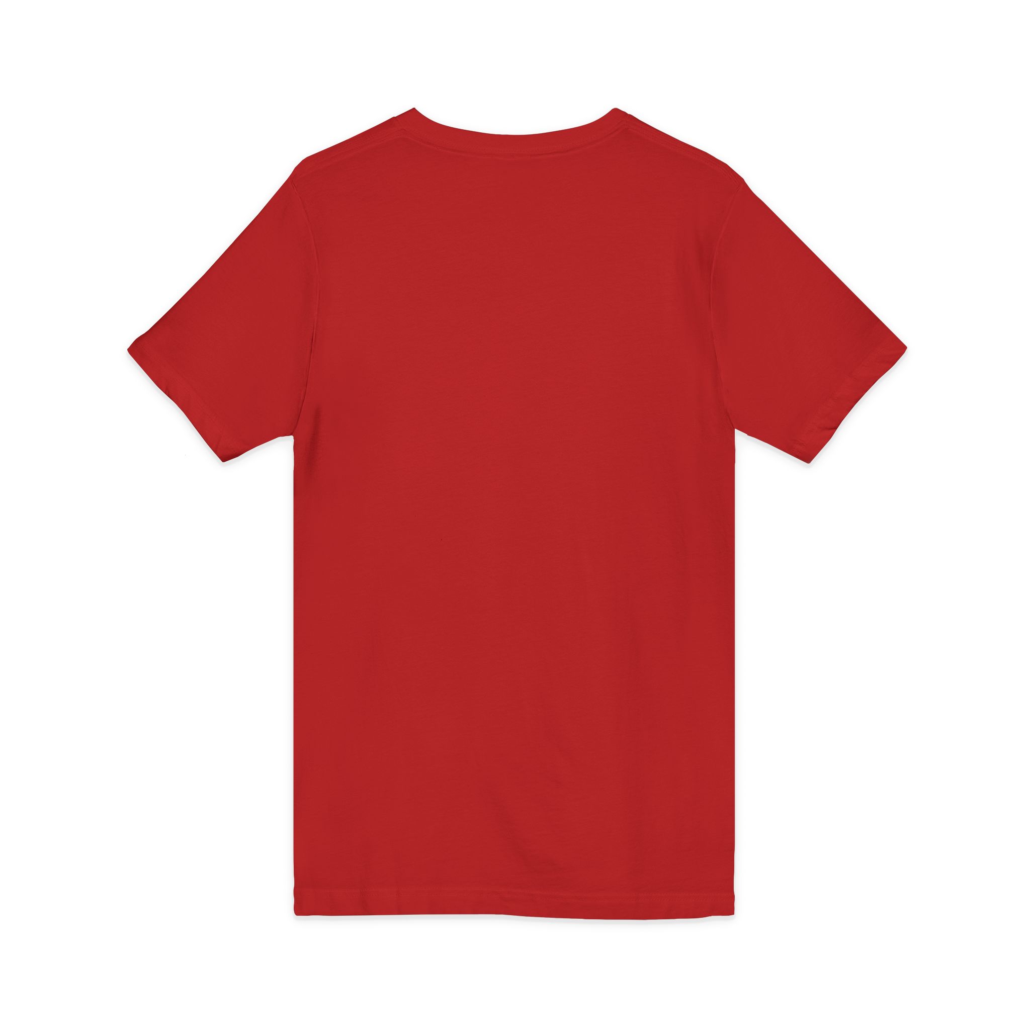 T-shirt unisexe en jersey à manches courtes et col en V – Image 48