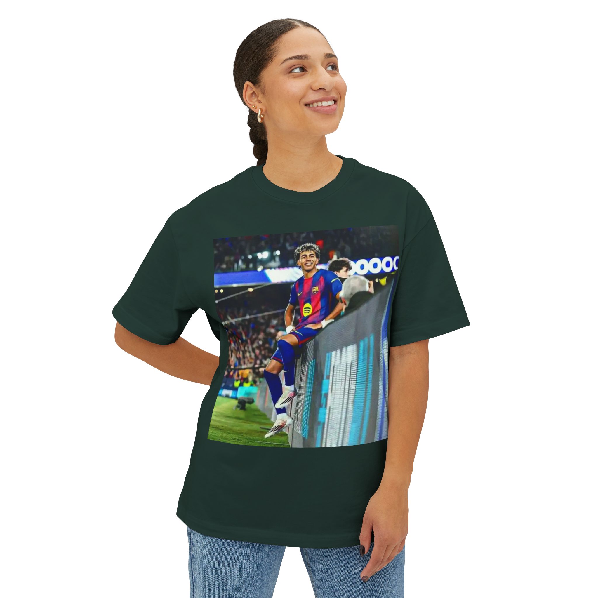 T-shirt unisexe coupe carrée oversize – Image 28
