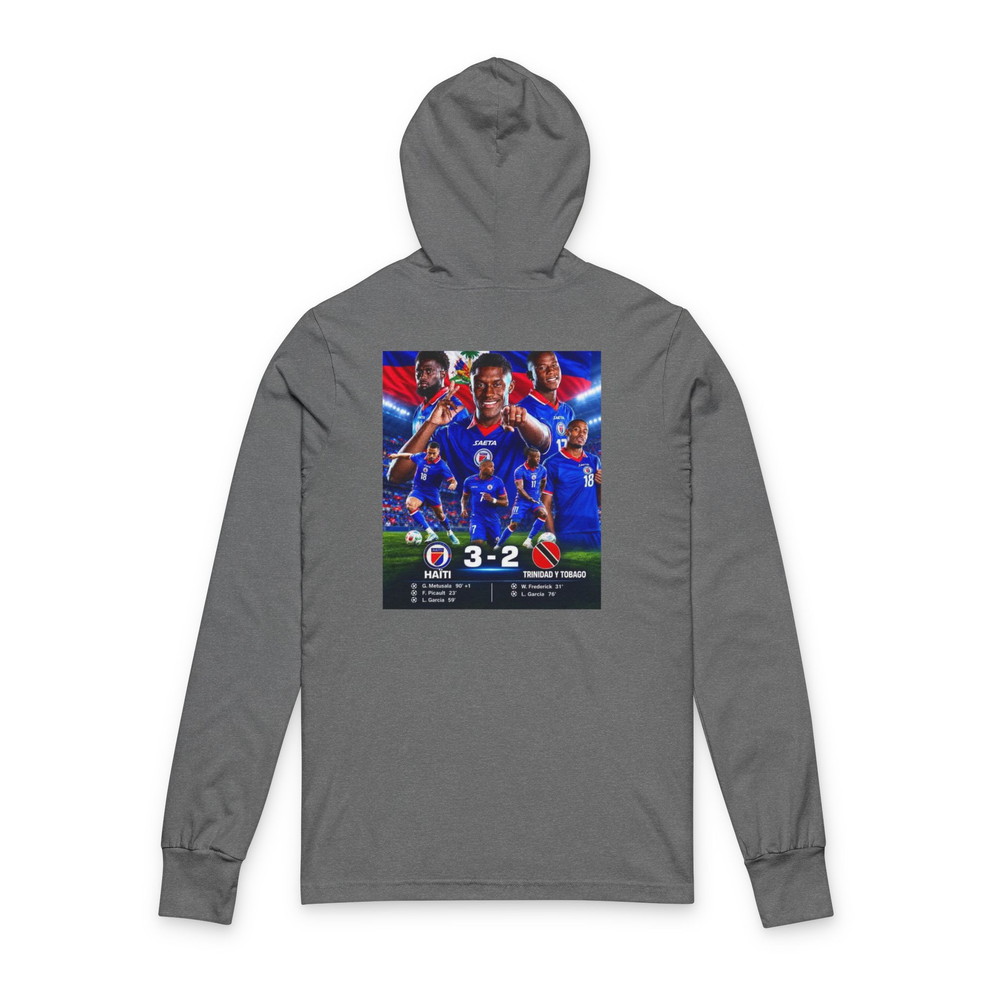 T-shirt unisexe à manches longues et capuche – Image 18