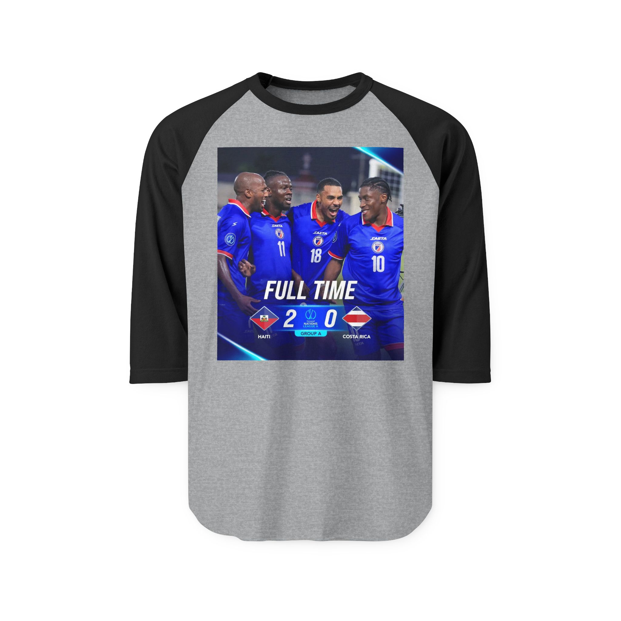 T-shirt unisexe à manches raglan trois-quarts. – Image 17