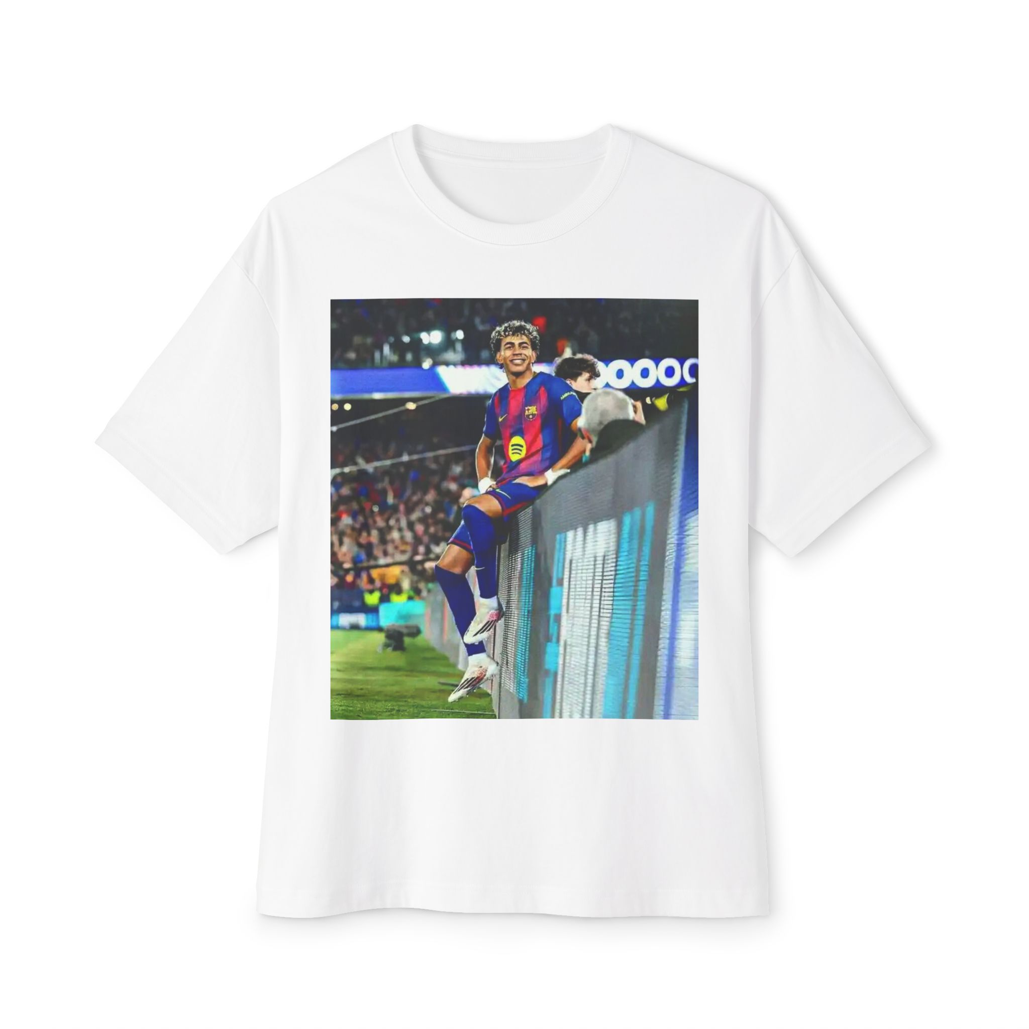 T-shirt unisexe coupe carrée oversize