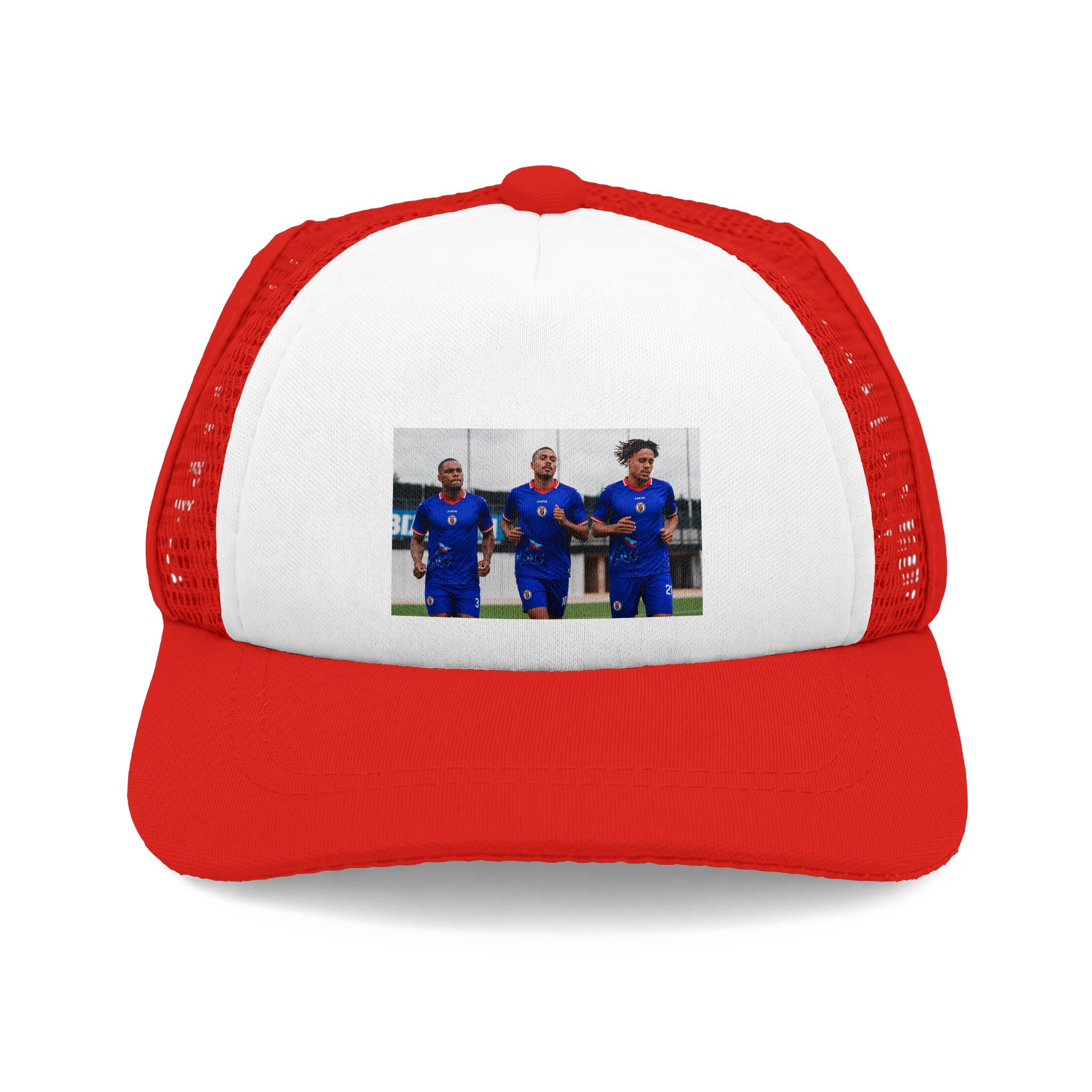 Casquette trucker en mousse avec motif chien – Image 4