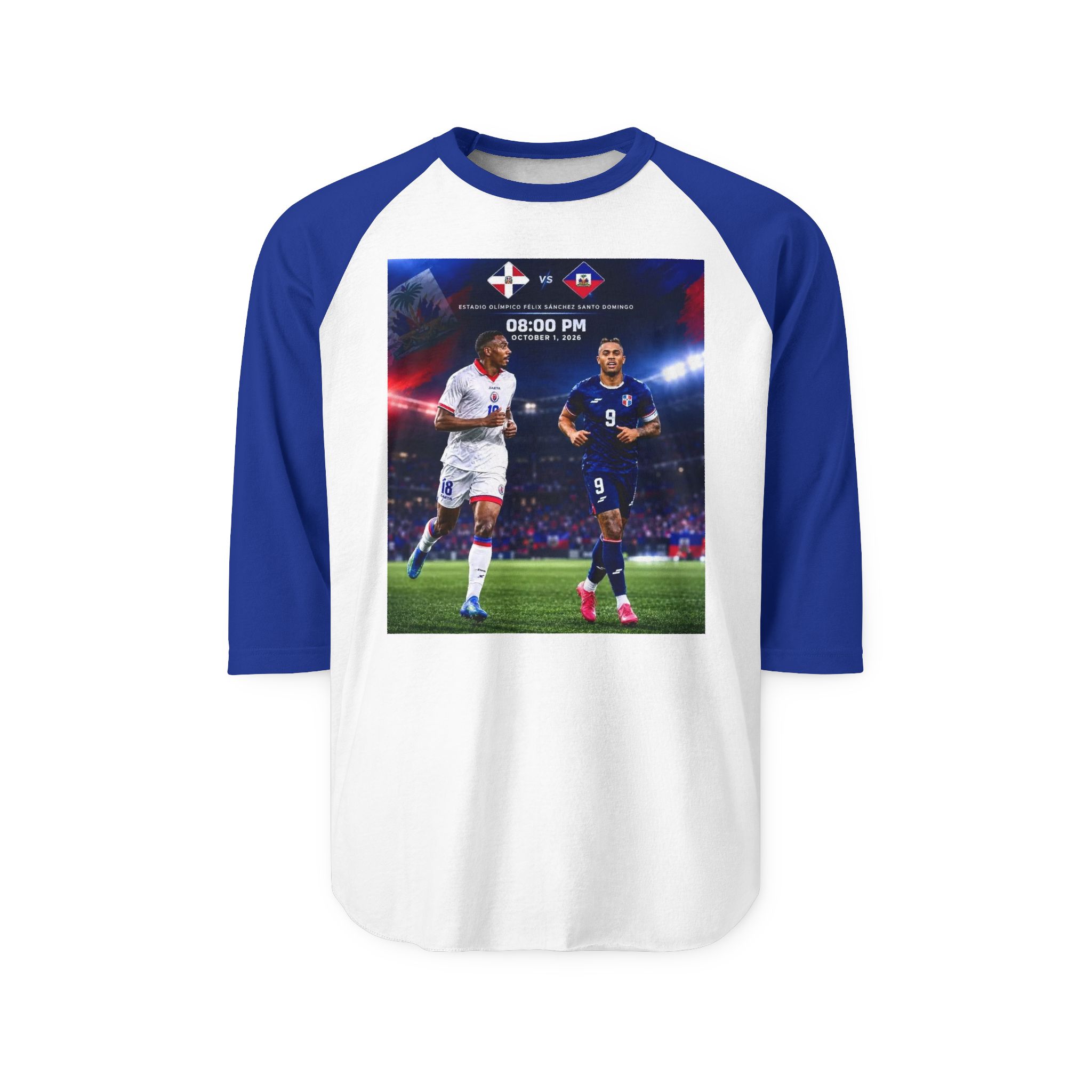 T-shirt unisexe à manches raglan trois-quarts – Image 29