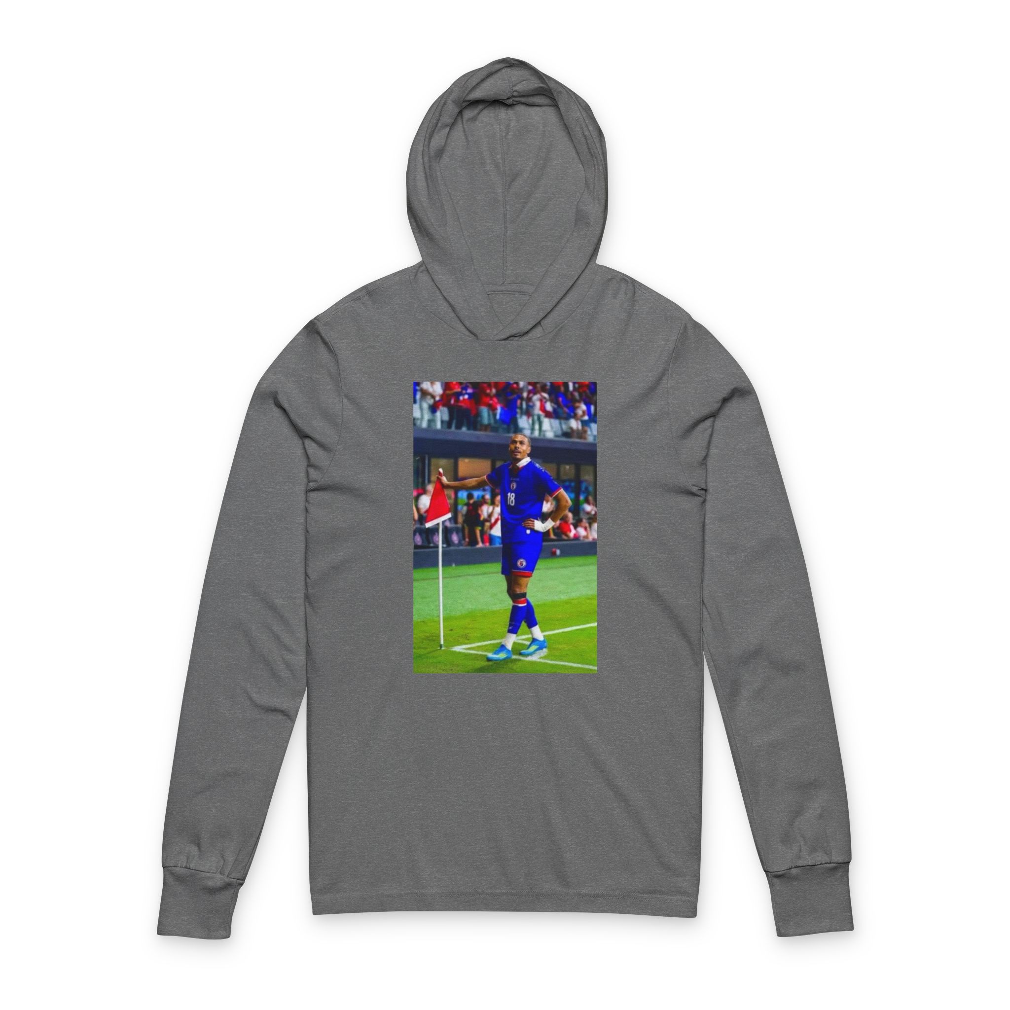 T-shirt unisexe à manches longues et capuche – Image 17