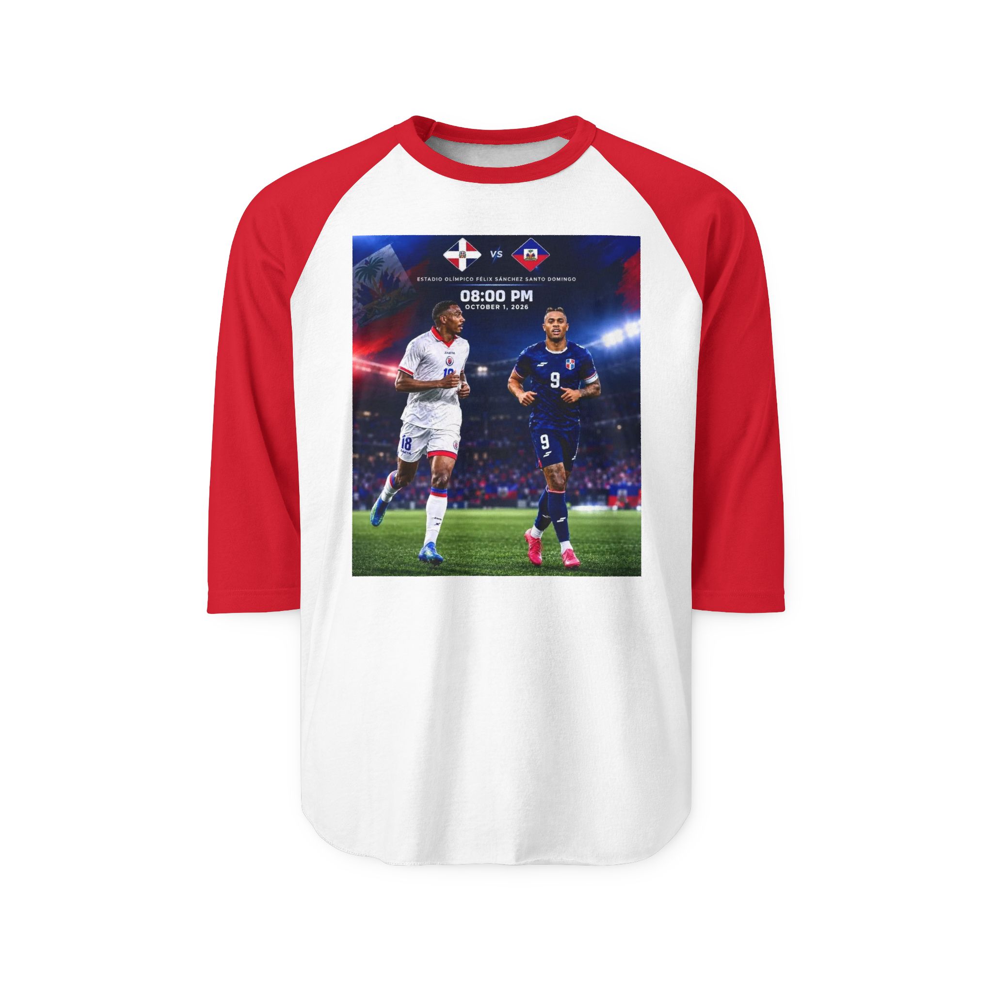T-shirt unisexe à manches raglan trois-quarts – Image 37