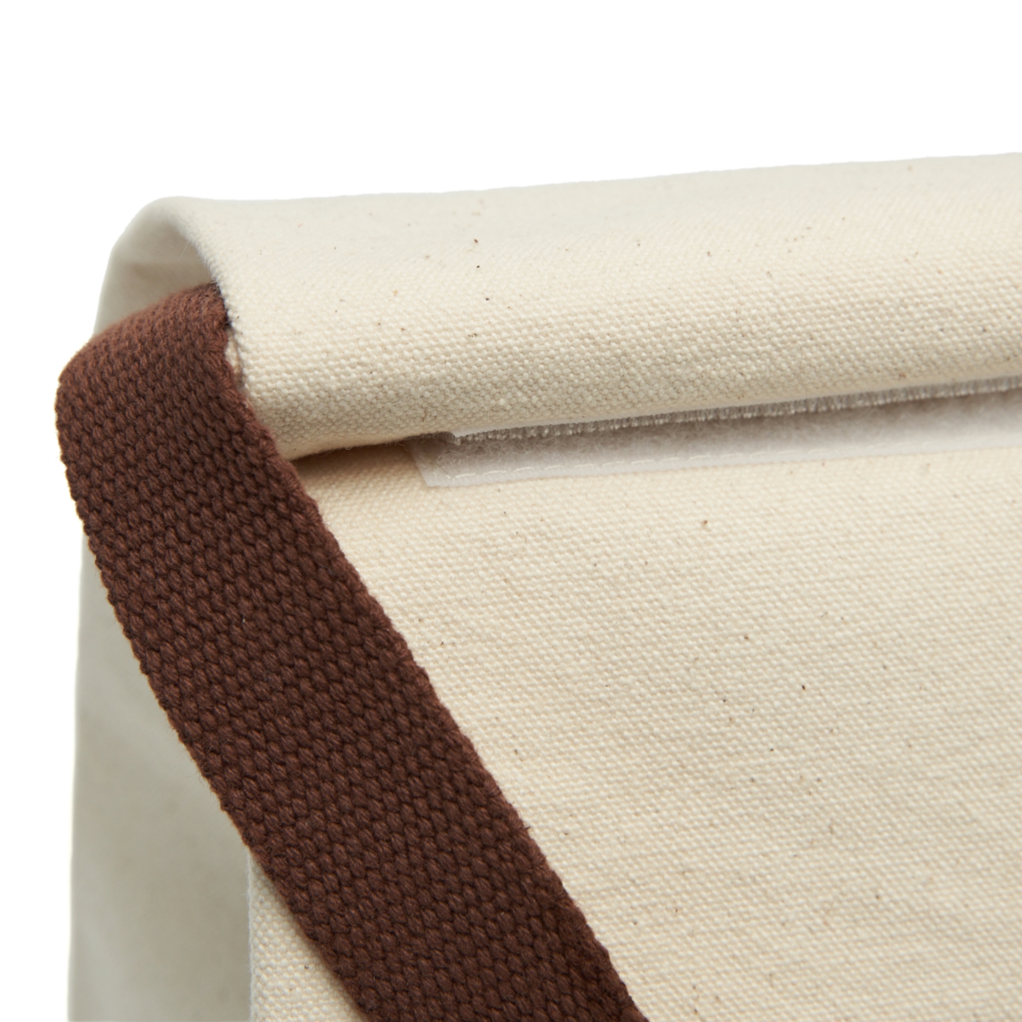 Sac à déjeuner en toile avec bandoulière – Image 3