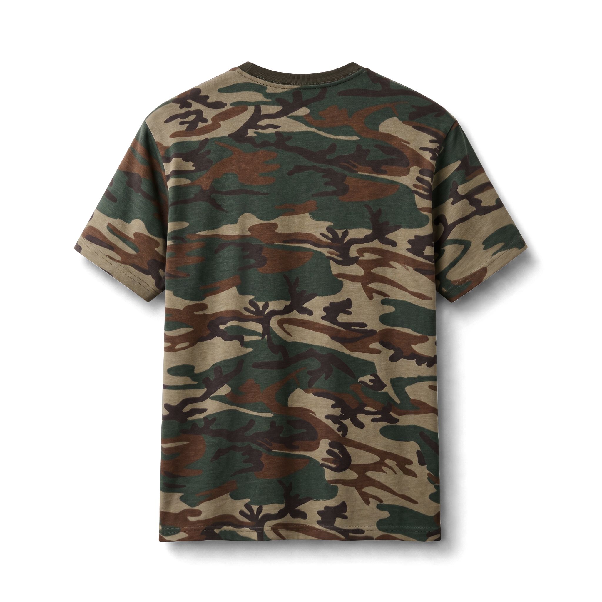 T-shirt en coton à motif camouflage – Image 4