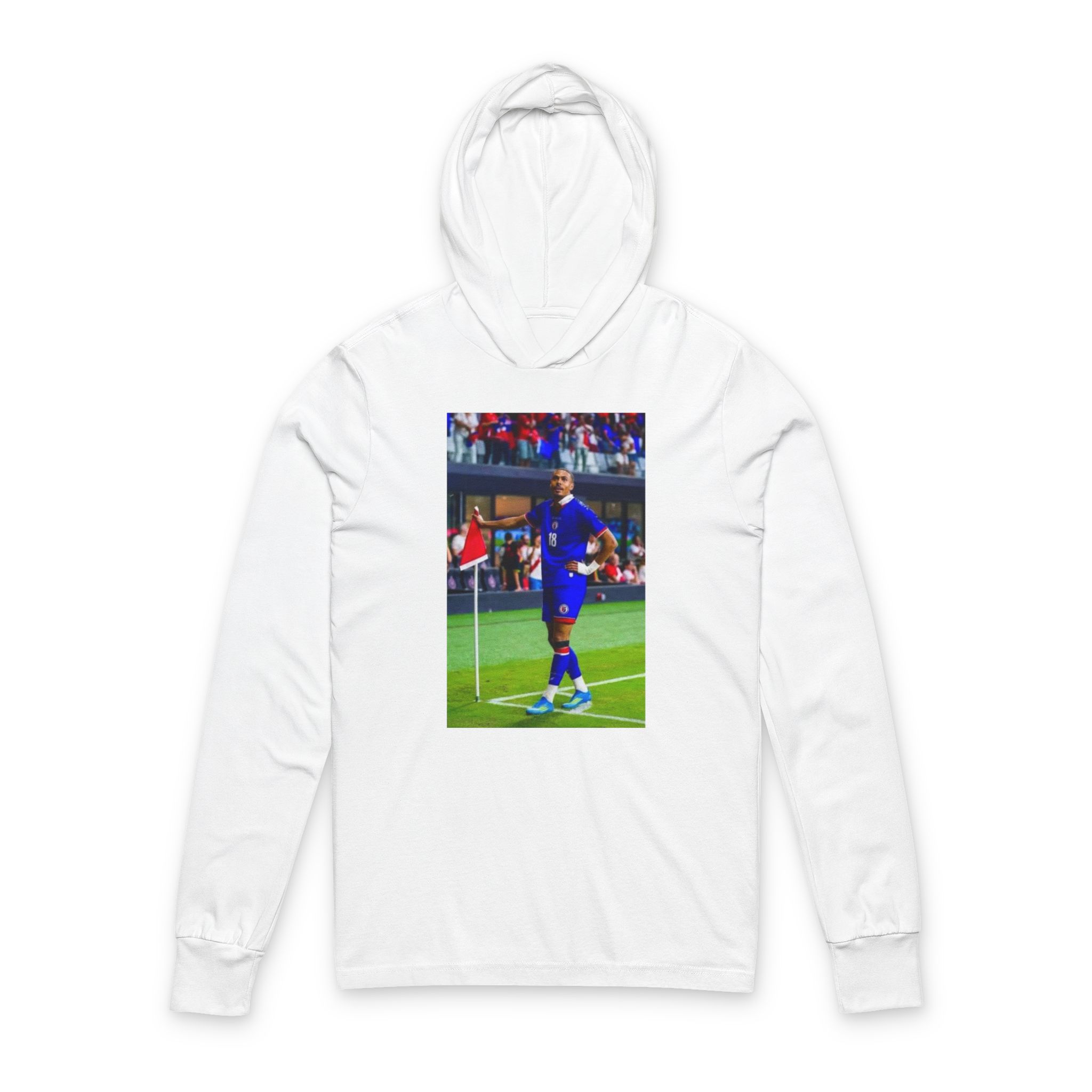 T-shirt unisexe à manches longues et capuche – Image 9