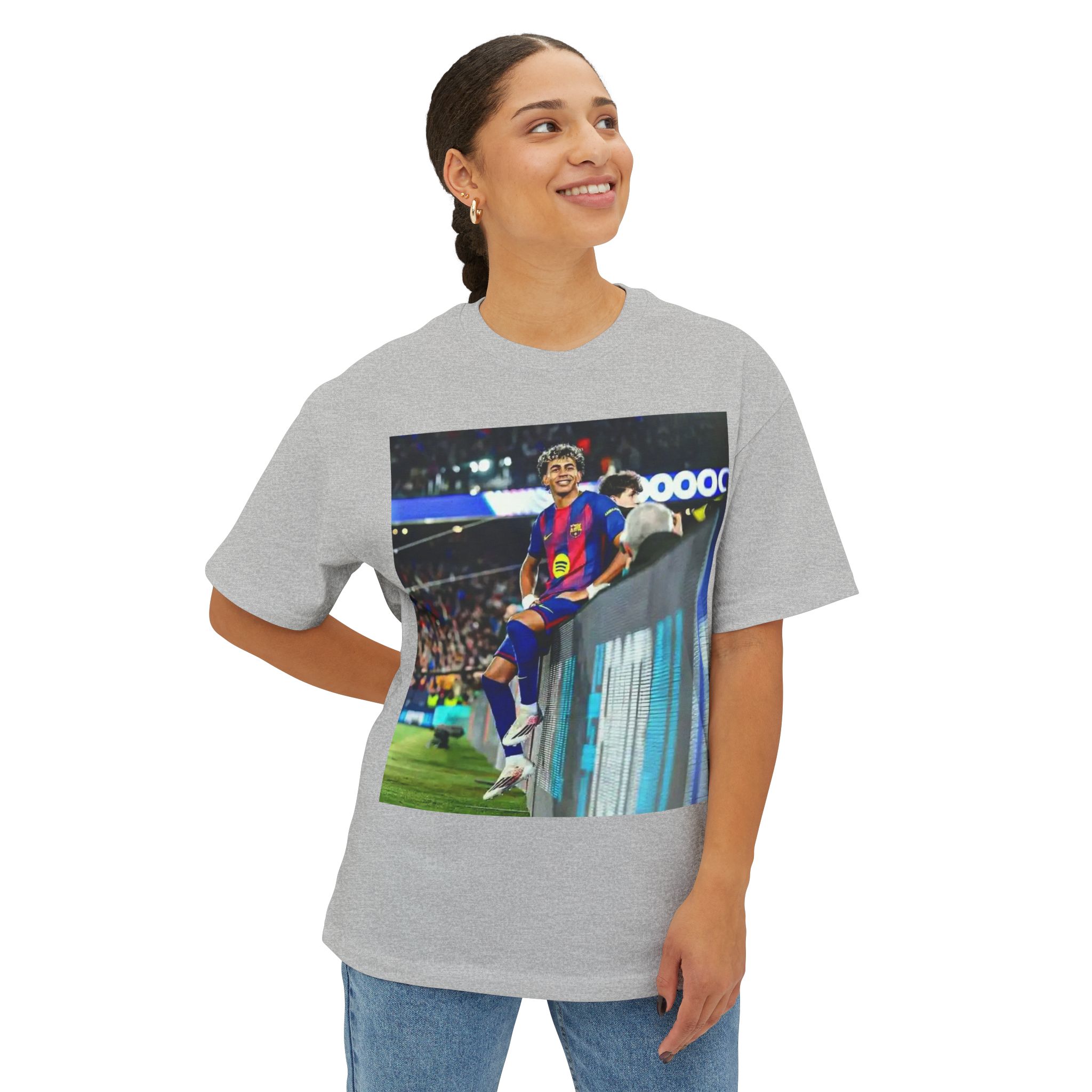T-shirt unisexe coupe carrée oversize – Image 32