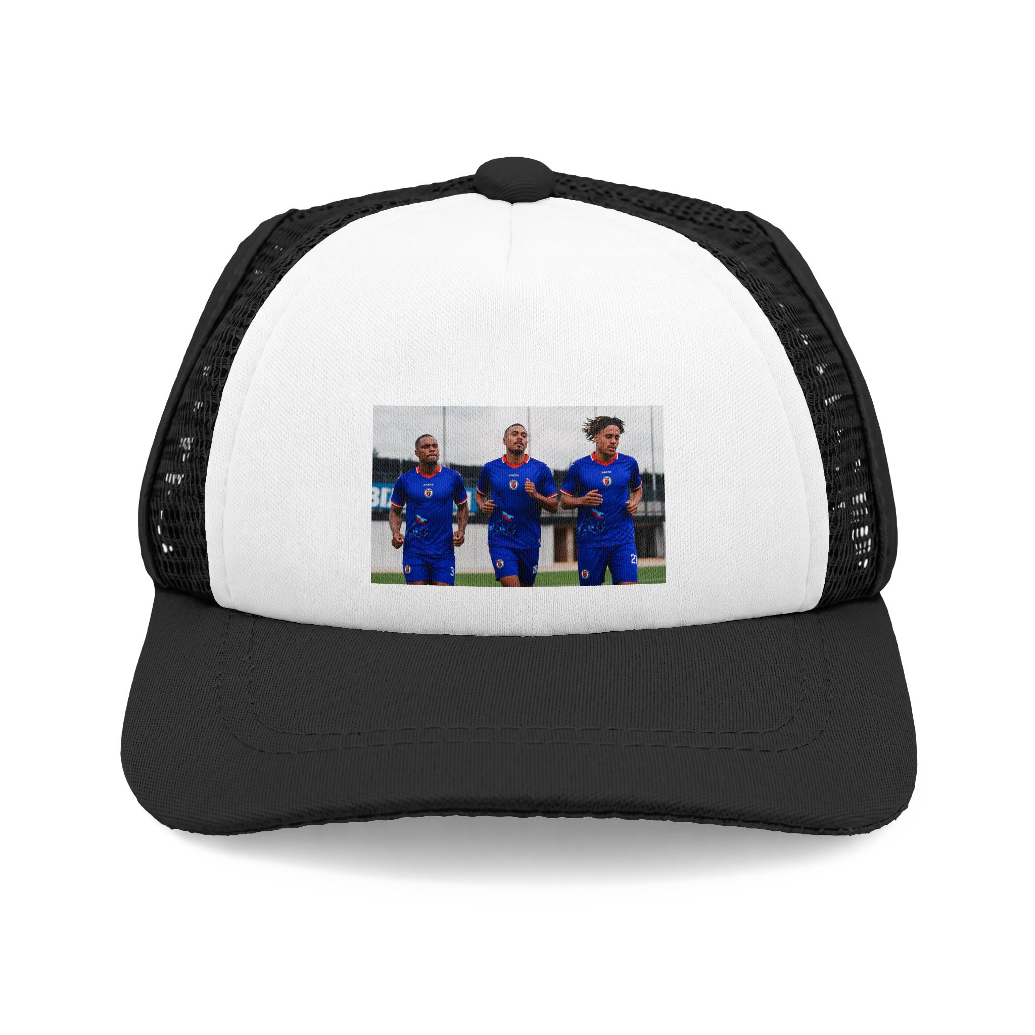 Casquette trucker en mousse avec motif chien – Image 2