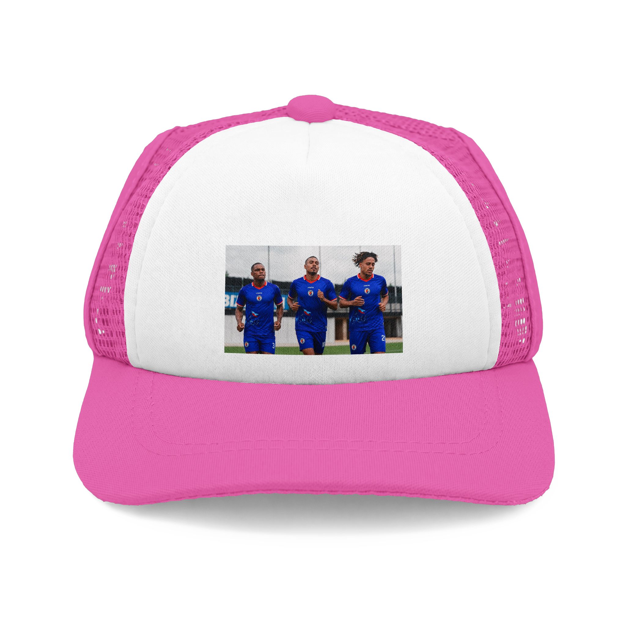 Casquette trucker en mousse avec motif chien – Image 3