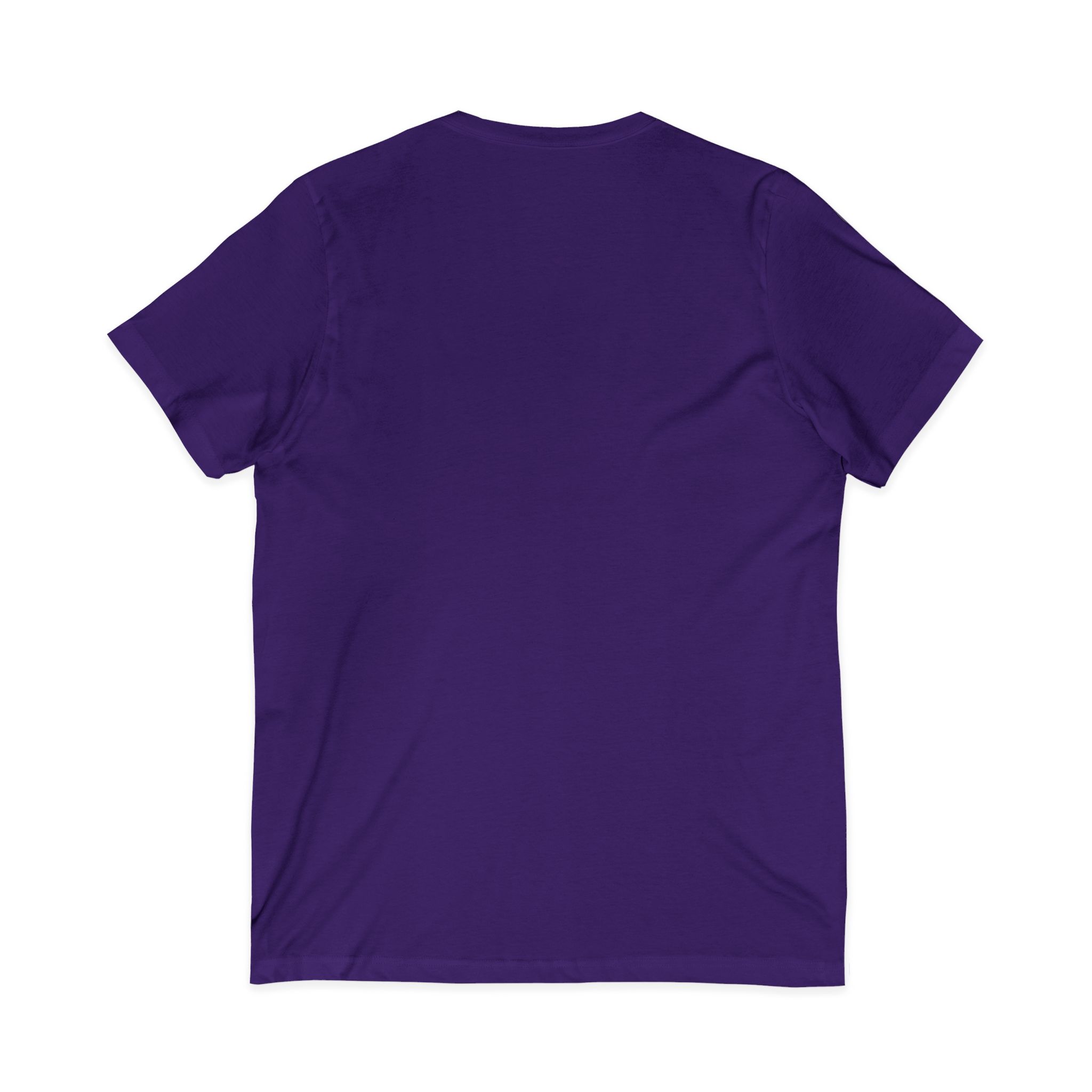 T-shirt unisexe en jersey à manches courtes et col en V – Image 42