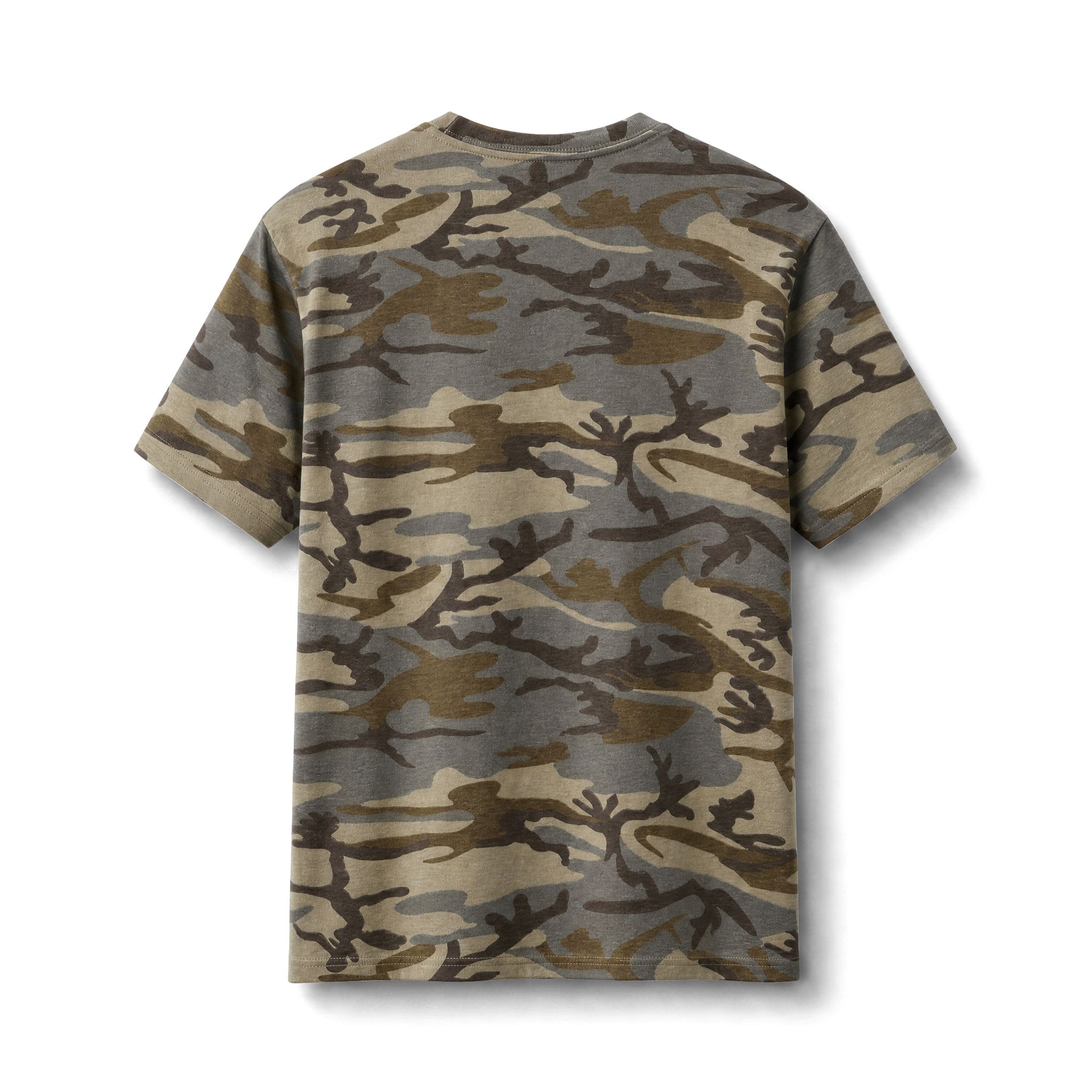 T-shirt en coton à motif camouflage – Image 2