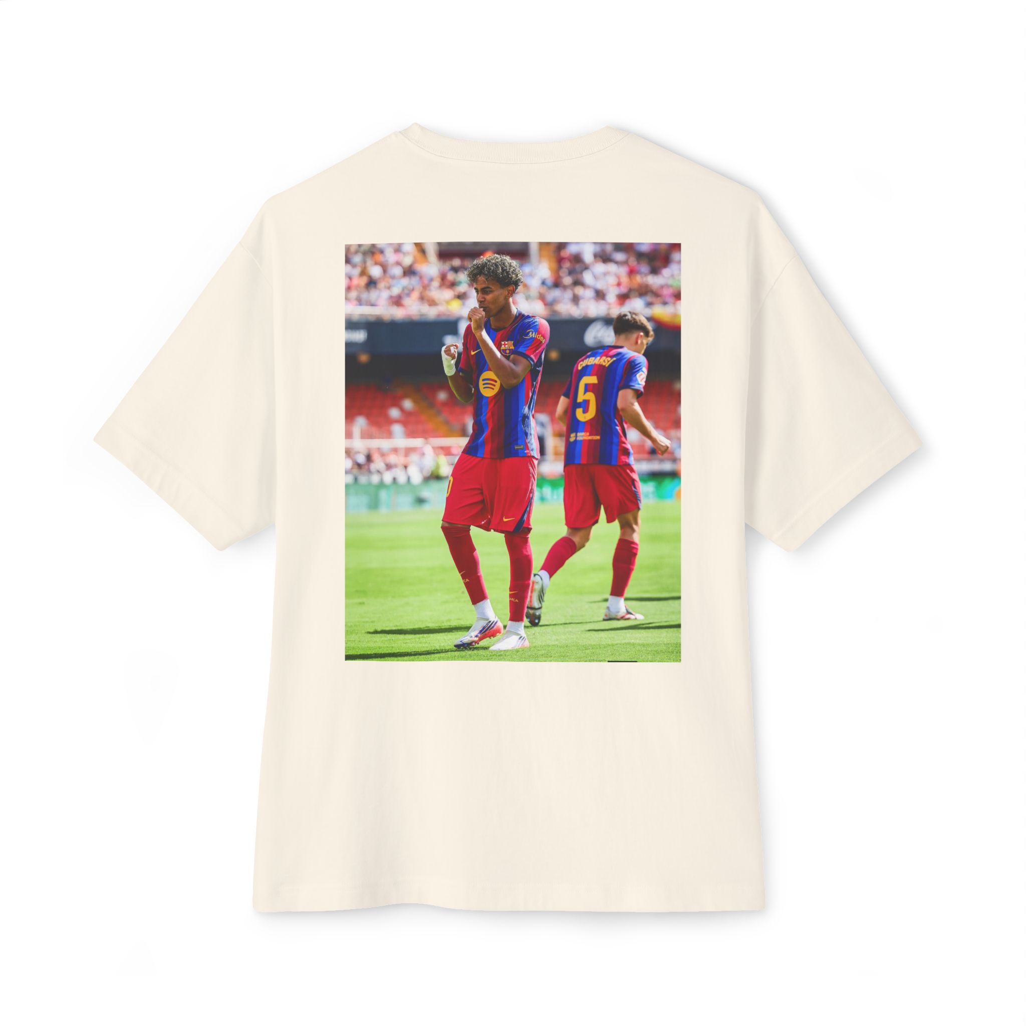 T-shirt unisexe coupe carrée oversize – Image 15
