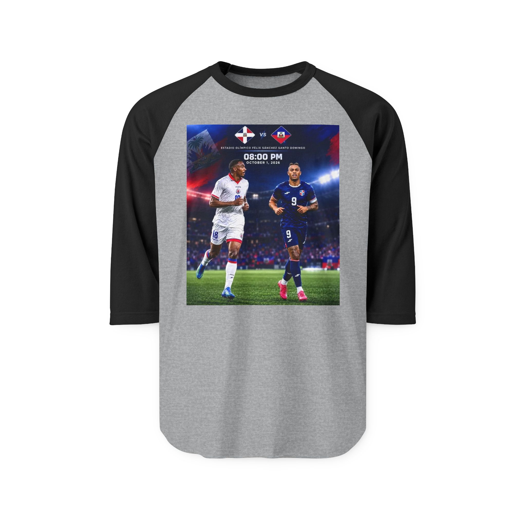 T-shirt unisexe à manches raglan trois-quarts – Image 17
