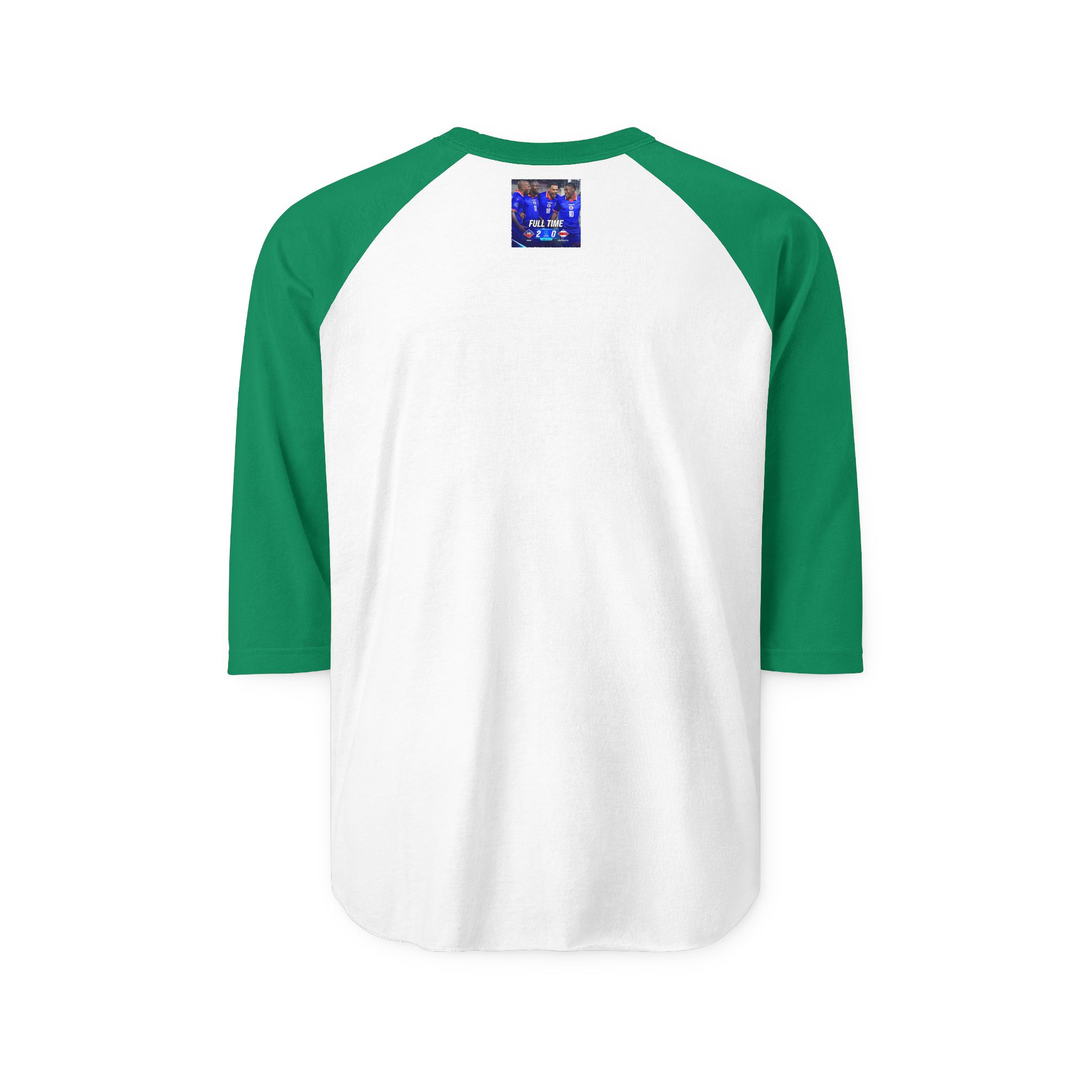 T-shirt unisexe à manches raglan trois-quarts. – Image 6