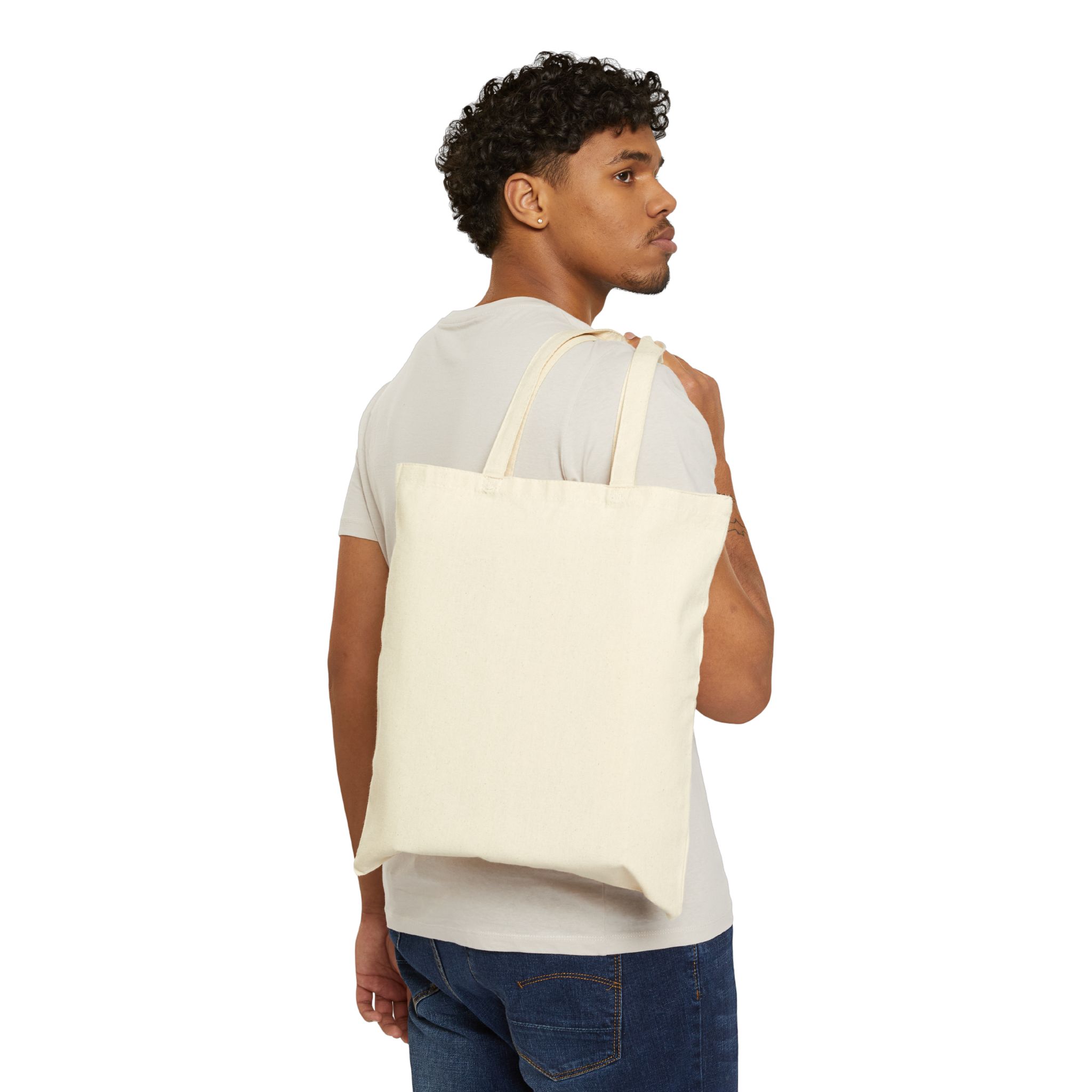 Sac fourre-tout en toile de coton – Image 4