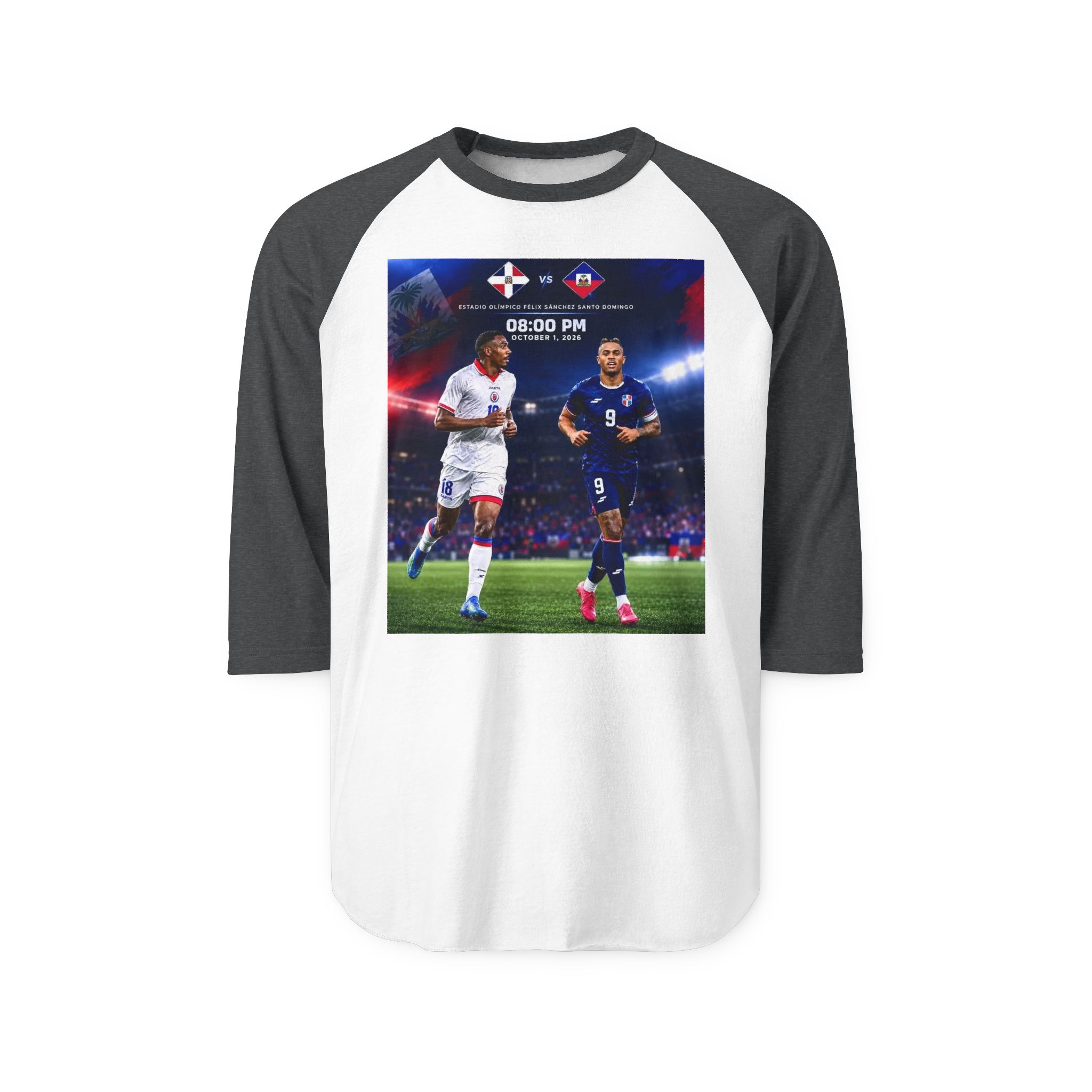 T-shirt unisexe à manches raglan trois-quarts – Image 13