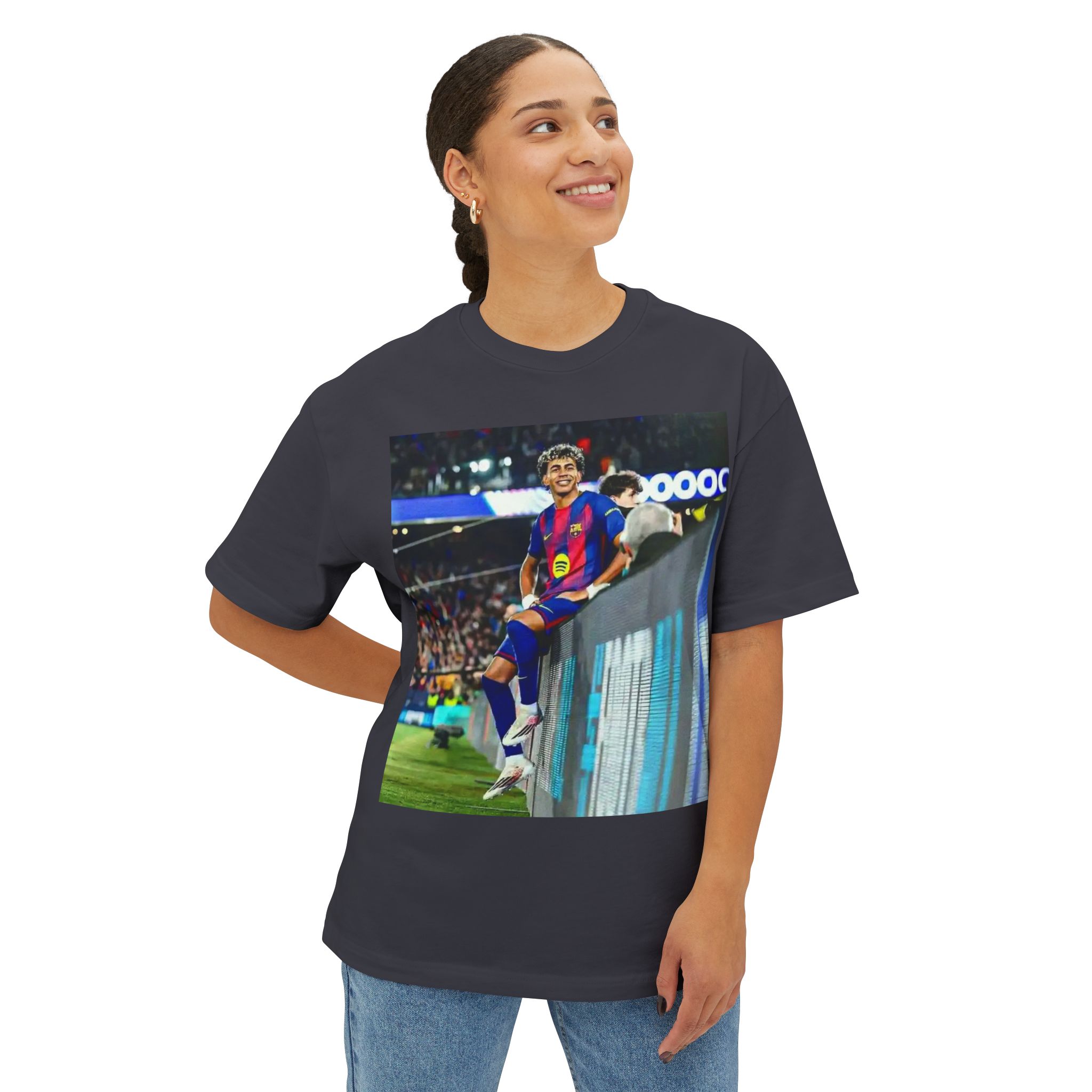 T-shirt unisexe coupe carrée oversize – Image 24