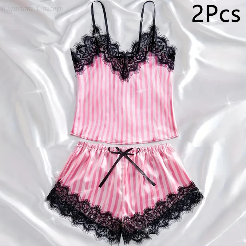 Pyjama élégant en satin et soie pour femme – Image 8