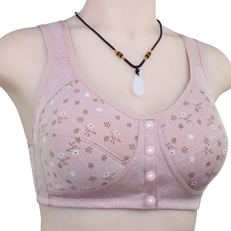 Soutien-gorge en coton avec fermeture à l'avant – Image 3