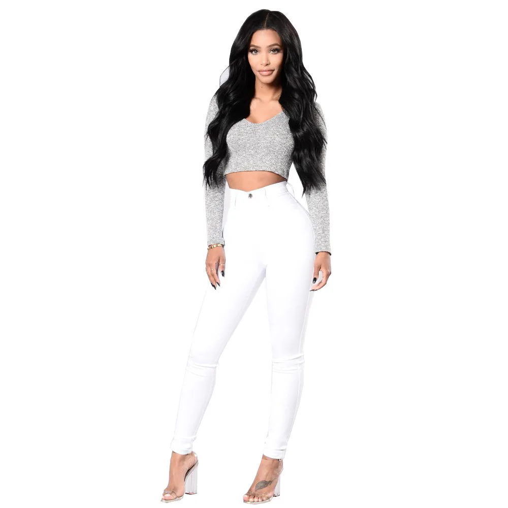 Jean skinny taille haute pour femme – Image 5