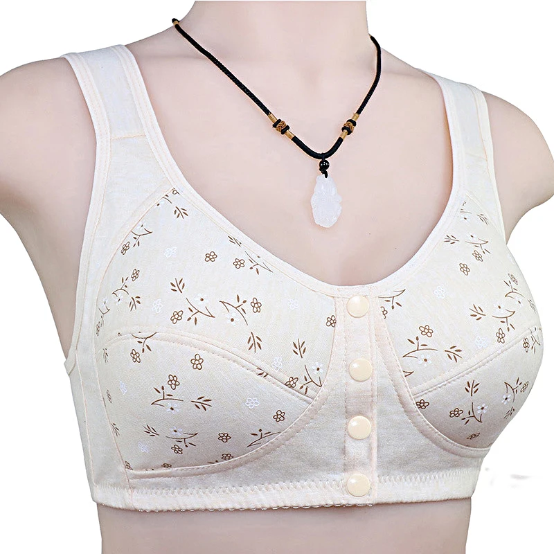 Soutien-gorge en coton avec fermeture à l'avant – Image 4