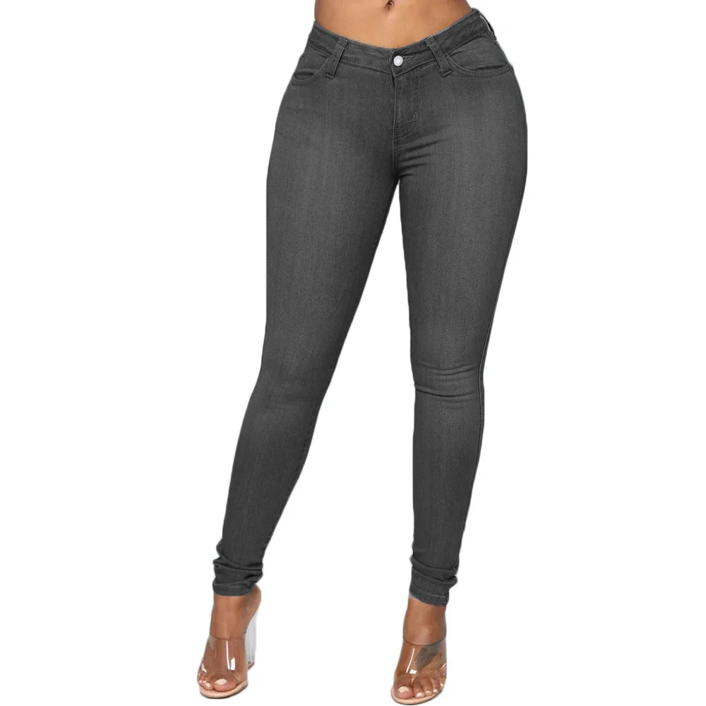 Jean skinny taille haute pour femme – Image 6