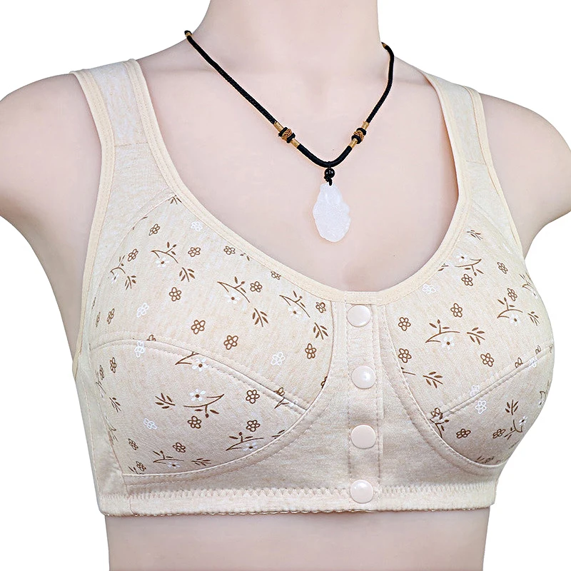 Soutien-gorge en coton avec fermeture à l'avant – Image 8