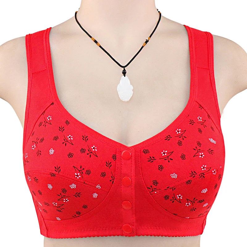 Soutien-gorge en coton avec fermeture à l'avant – Image 6