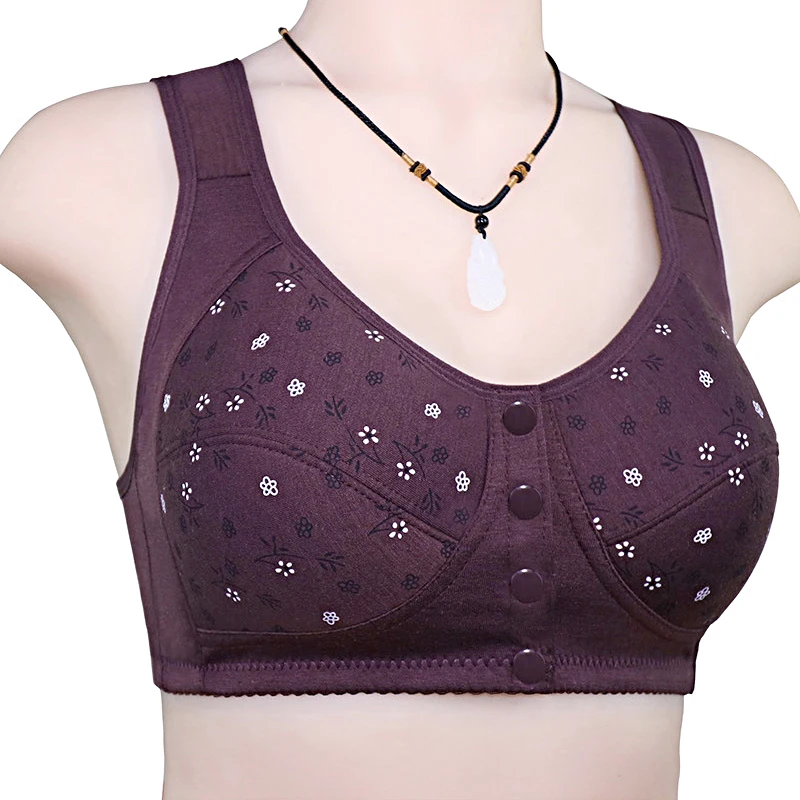 Soutien-gorge en coton avec fermeture à l'avant – Image 10