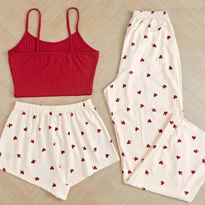 Ensemble de nuit 3 pièces pour femme – Image 2