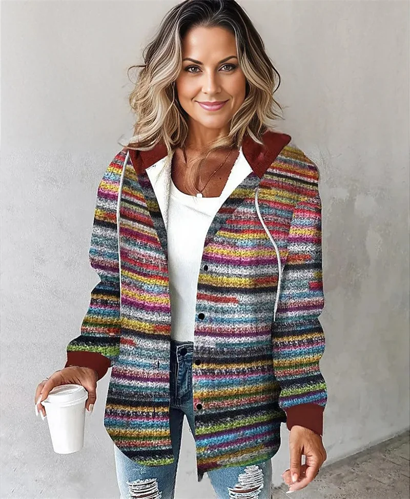 Chemise à carreaux décontractée pour femme – Image 10