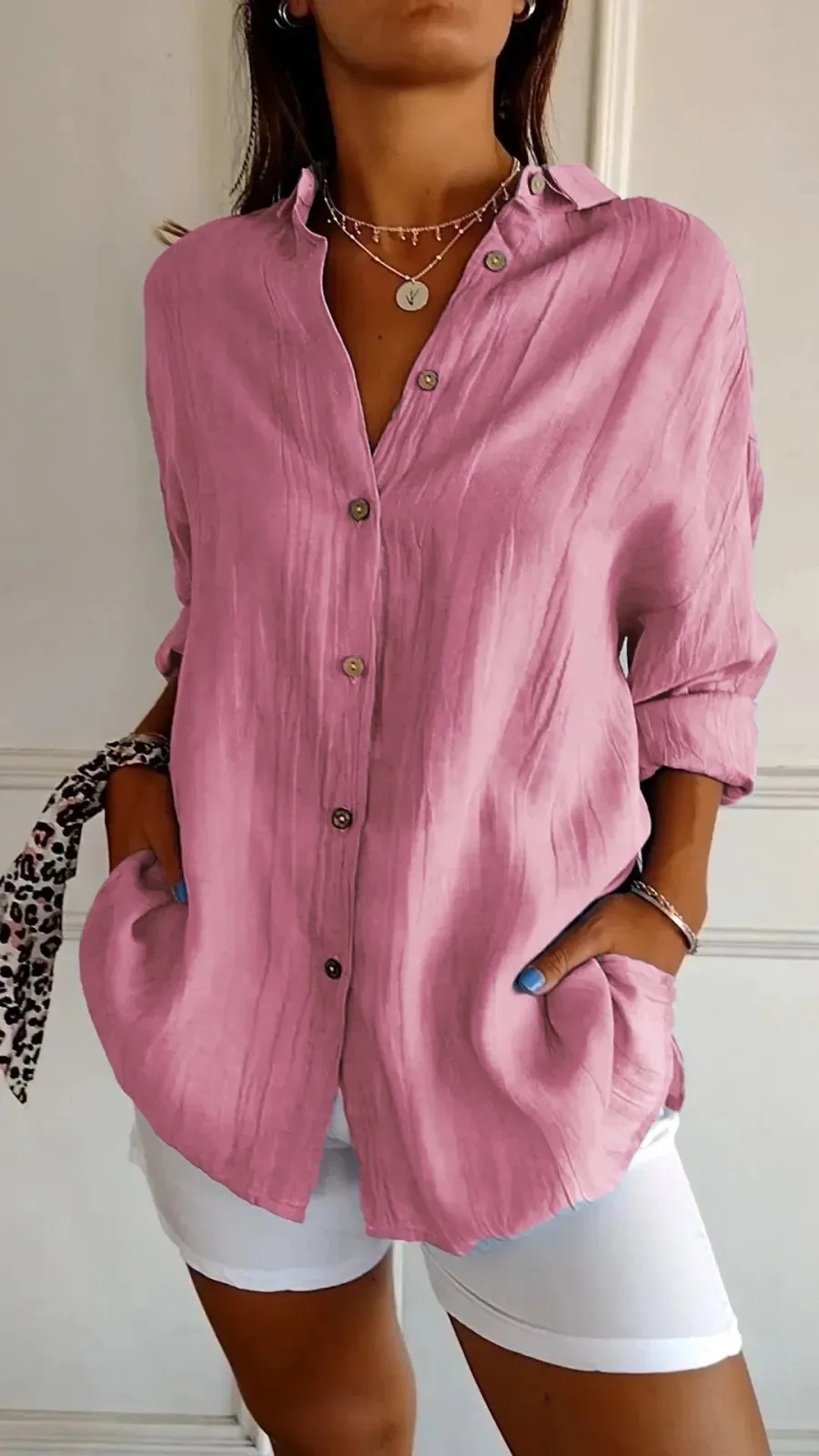 Blouse pour femme, coupe ample – Image 10