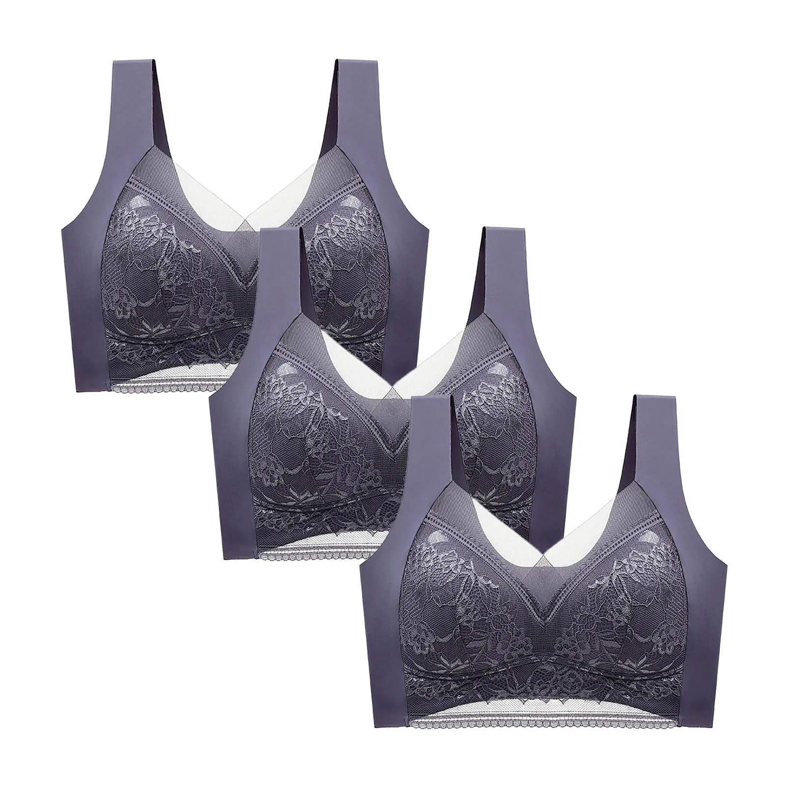 Soutiens-gorge push-up en dentelle pour femme – Image 6