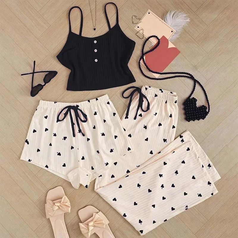 Ensemble de nuit 3 pièces pour femme – Image 3