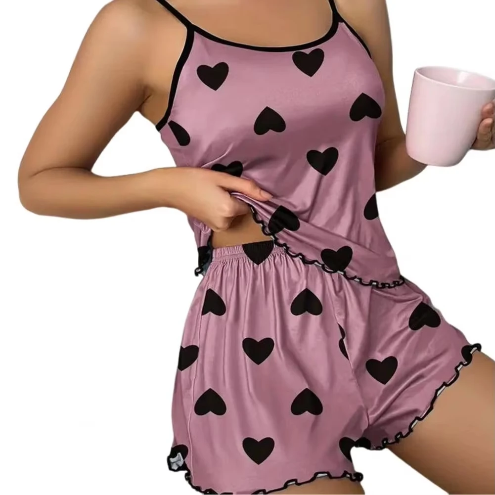 Ensemble de pyjama pour femme (t-shirt et short) – Image 4