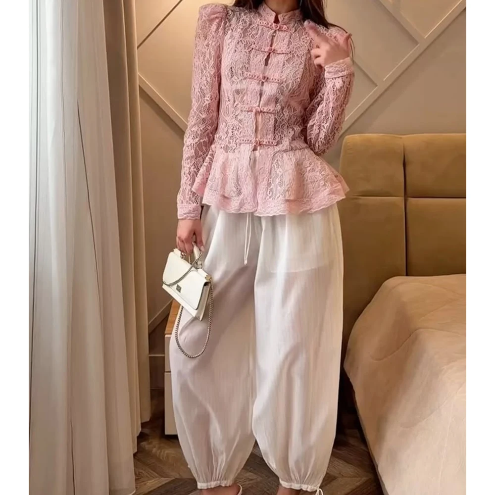 Blouse pour femme style Y2K à manches longues – Image 3