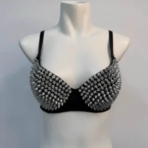 Soutien-gorge style Steampunk avec clous