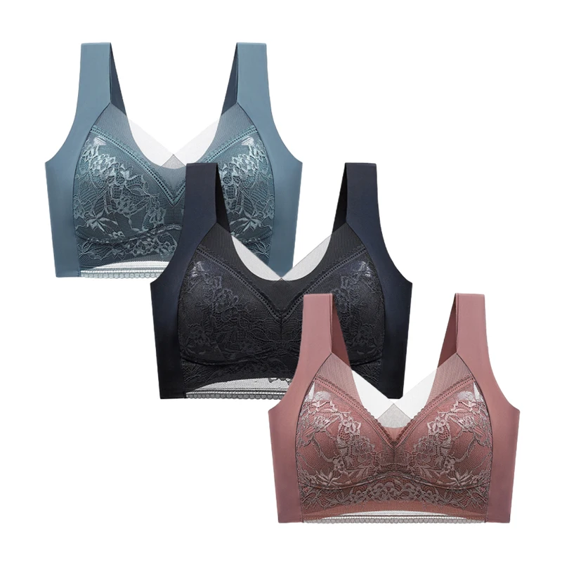 Soutiens-gorge push-up en dentelle pour femme – Image 15