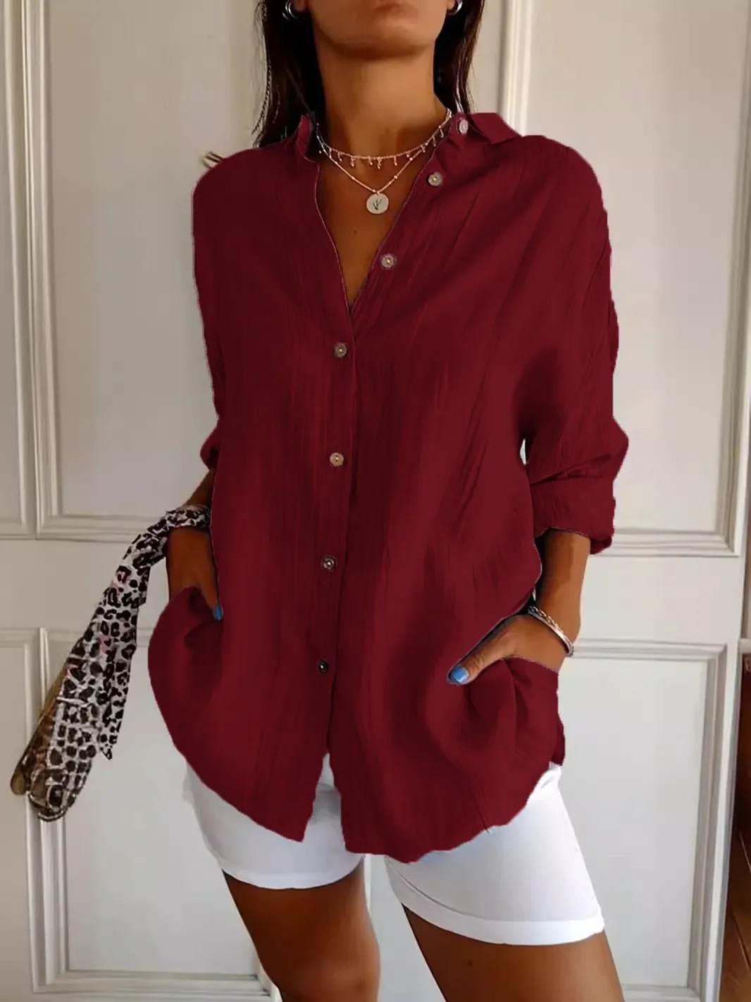 Blouse pour femme, coupe ample – Image 8