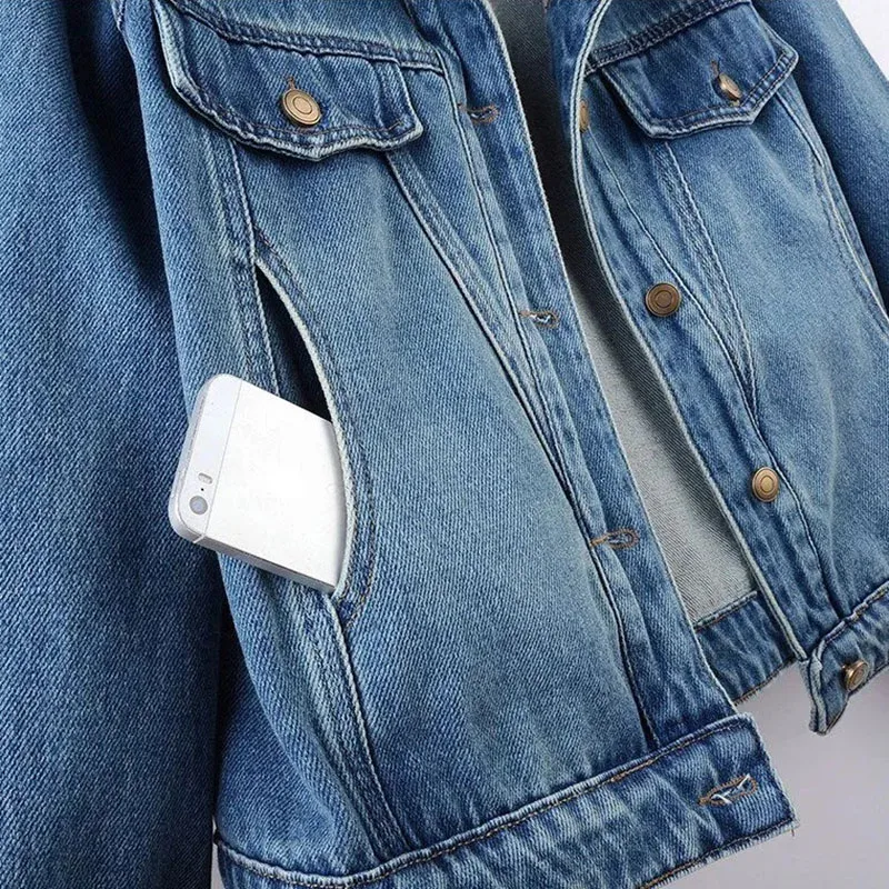 Nouveau manteau en jean pour femme – Image 3