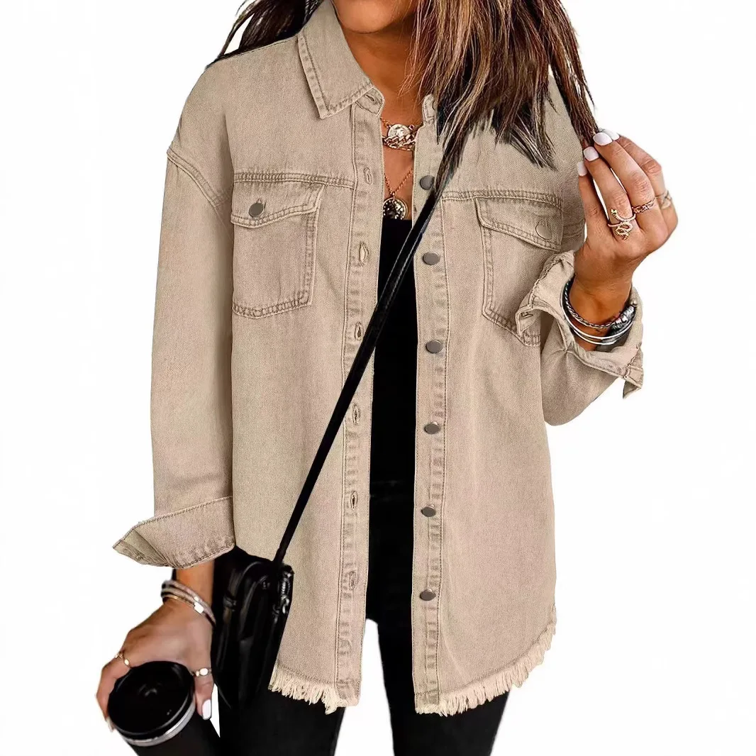 Chemisier en jean tendance pour femme