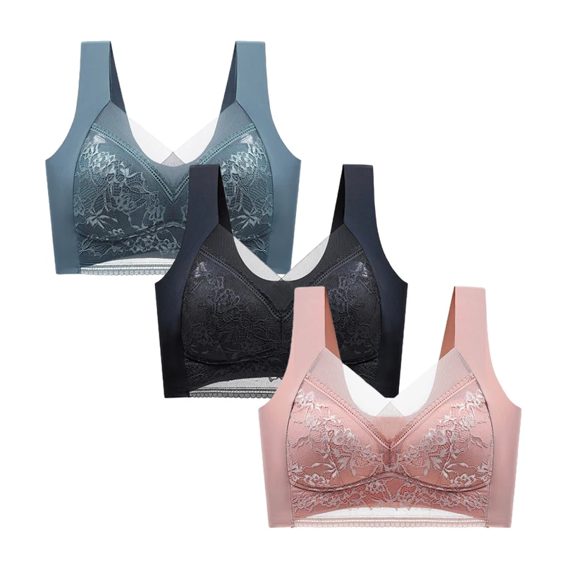 Soutiens-gorge push-up en dentelle pour femme – Image 7